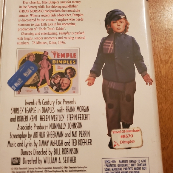 Shirley Temple VHS 📼 COLLECTION Dimples & The Blue Bird Exclusive Color Version - Picture 5 of 6